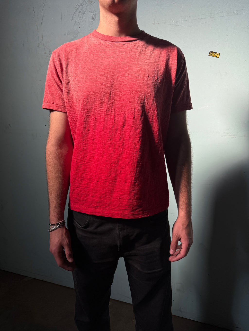 Sprayed and Washed 16' Single Slub KBM T-Shirt