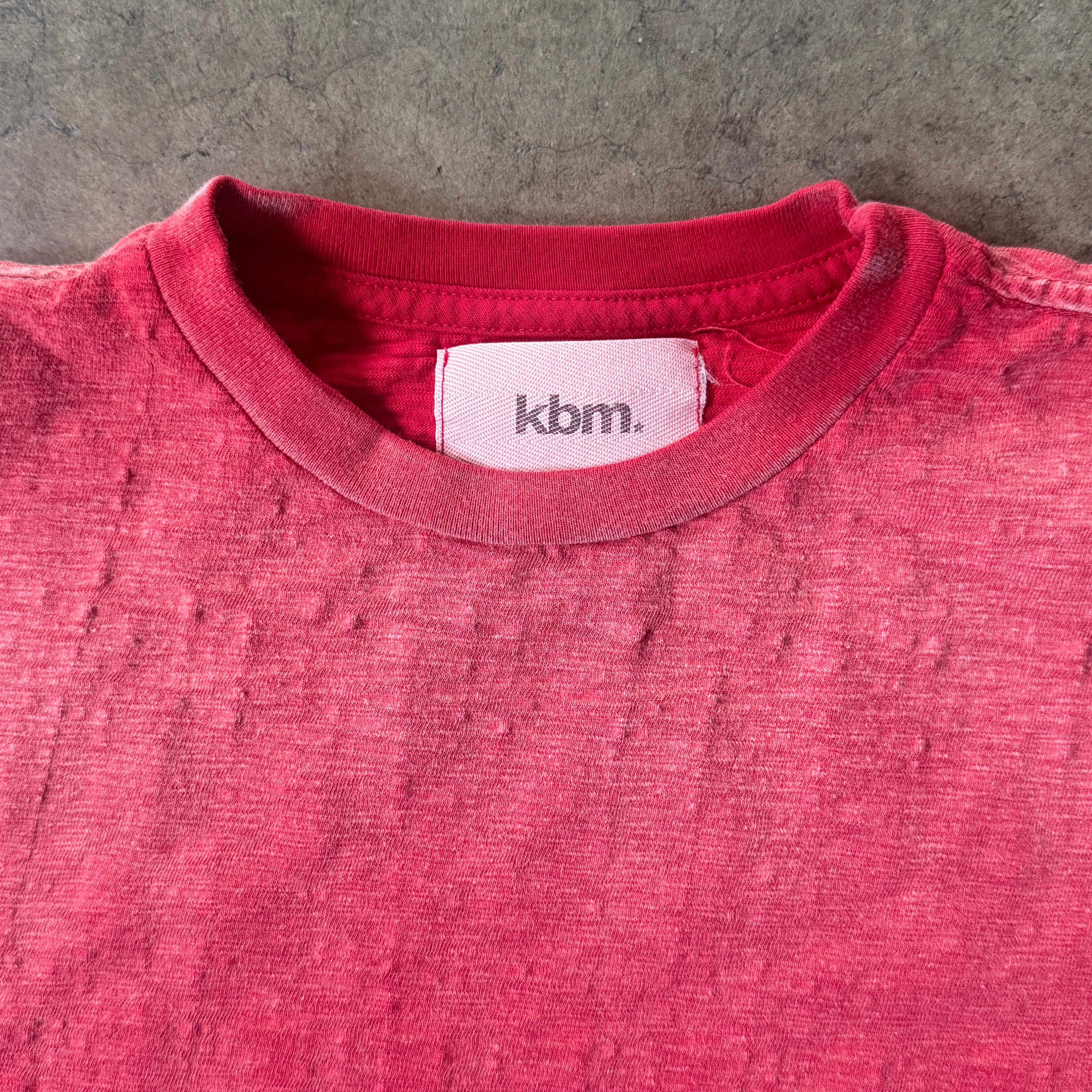 Sprayed and Washed 16' Single Slub KBM T-Shirt