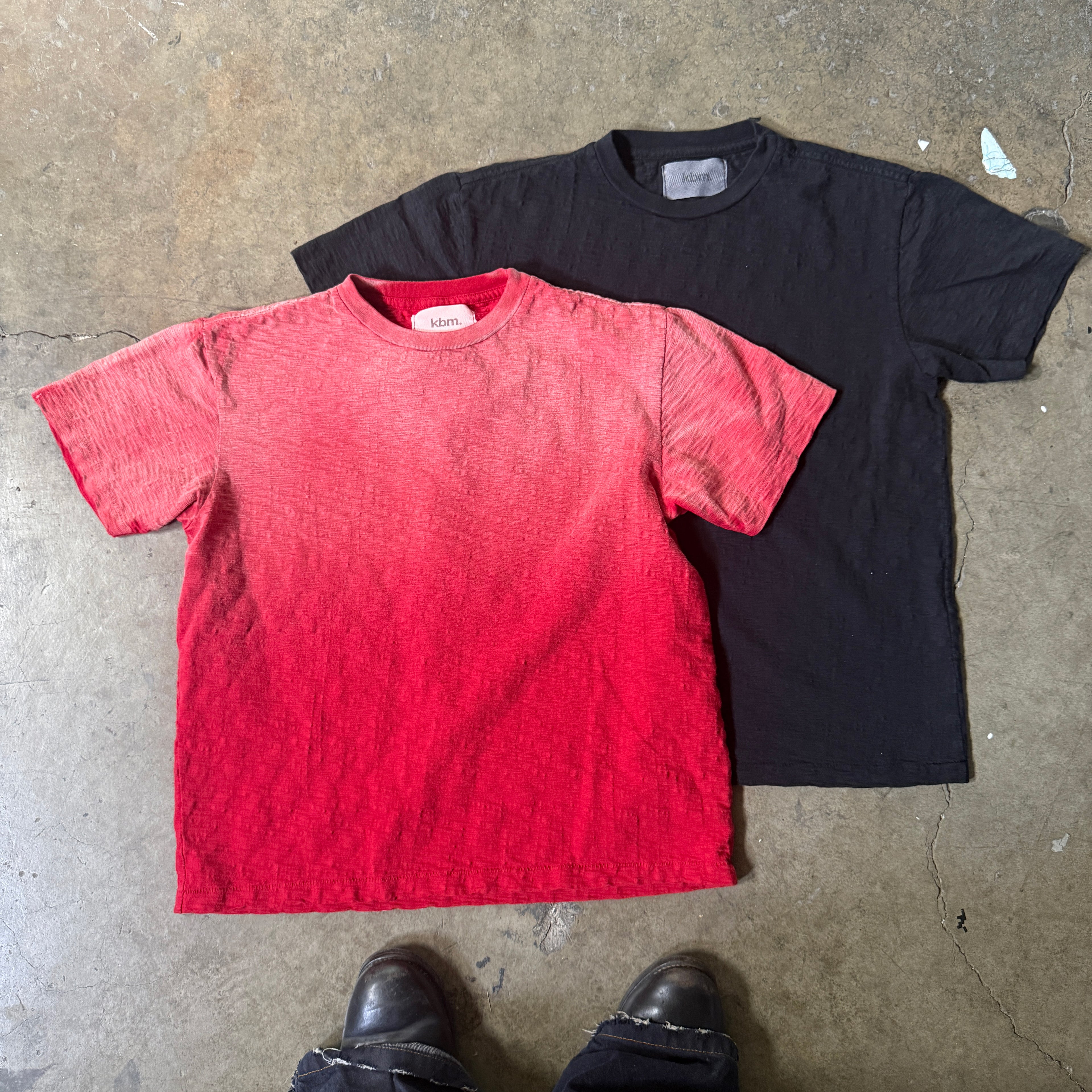 Sprayed and Washed 16' Single Slub KBM T-Shirt